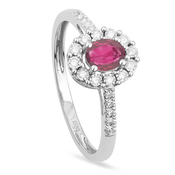 Anello Bliss Donna BL REGAL in Oro bianco Rubino 0.45 Ct 20115704 - 20115704